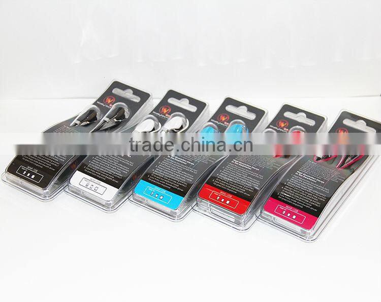 High end metal shell TPE cord Earphone for iphone