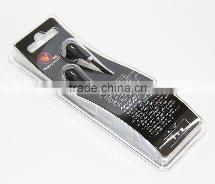 High end metal shell TPE cord Earphone for iphone