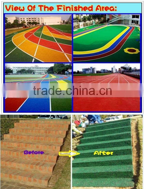 EPDM granules crumb rubber rubber track used for playground running track-F-V-1612