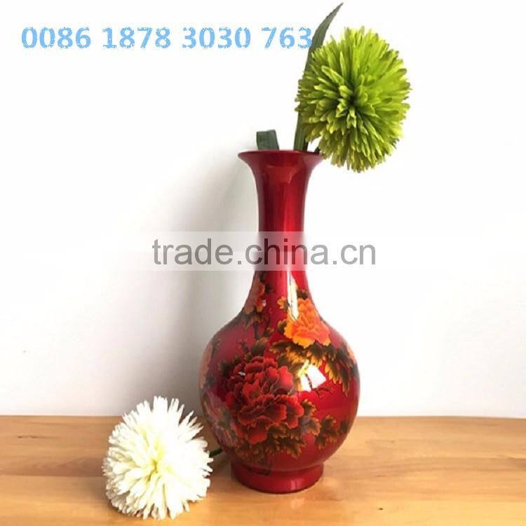 High quality ceramic flower vase with narrow-mouth