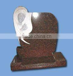 Carved angel monument