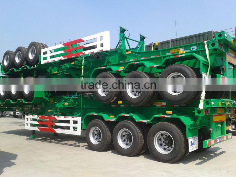 CIMC Chassis Truck Trailer,Container Chassis Truck Trailer, 3 Axles 40ft Chassis Truck Trailer