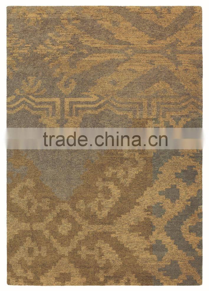 Elegant hand tufted wool rug for apartment, house decoration, balcony