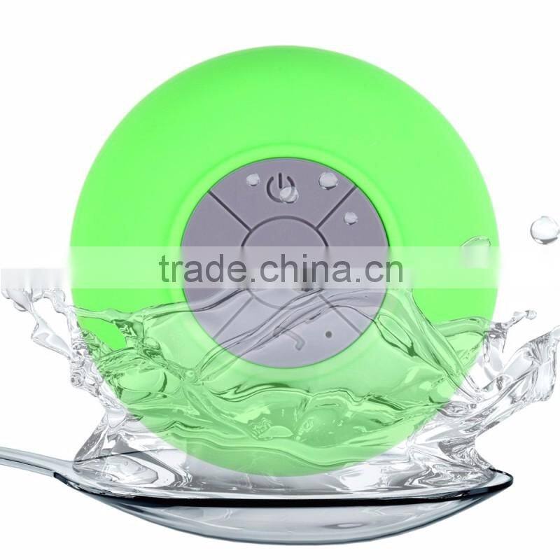 Portable Subwoofer Shower Waterproof Wireless Bluetooth Speaker Car Handsfree Receive Call Music Suction Mic For iPhone Samsung
