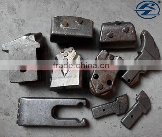 BFZ70 flat rock drilling tools cutting teeth on augers piling machine wear parts