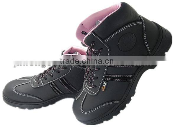 water proof oil resistant designer work tiger steel safety shoes for women