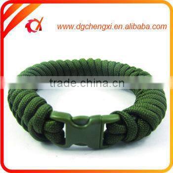 Wholesale Good Quality 550 Paracord Bracelet with plastic buckle