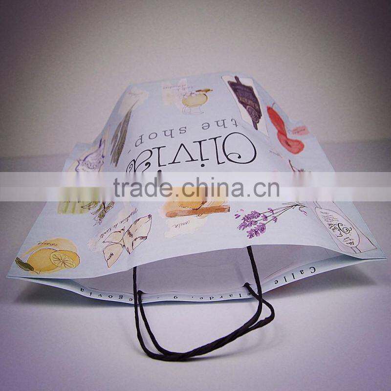2016 Retailing Shop Customize kraft paper bag/ cost-saving&eco-friendly