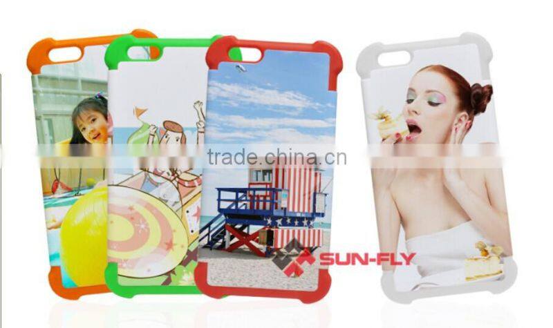 Bumper 3D Sublimation Phone Case for iphone 6 plus/2 in 1 case for iphone6/Bumper Blank sublimation phone cover for iphone6 plus