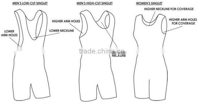 Stan Caleb Stripes Custom Sewn Wrestling Singlet