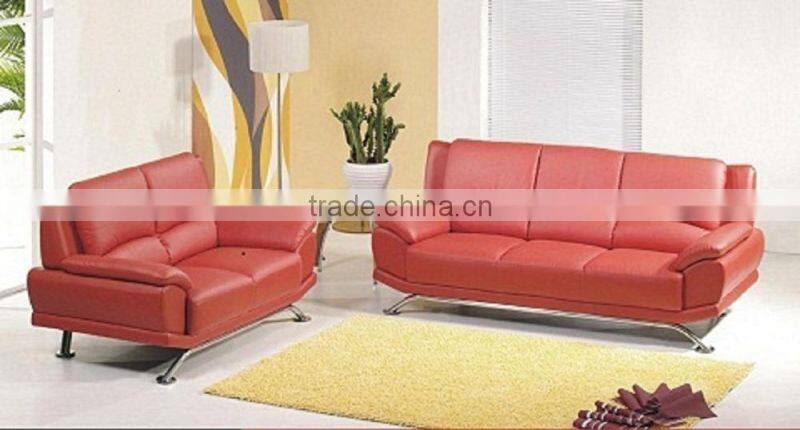 Red and black leather sectional sofa furniture