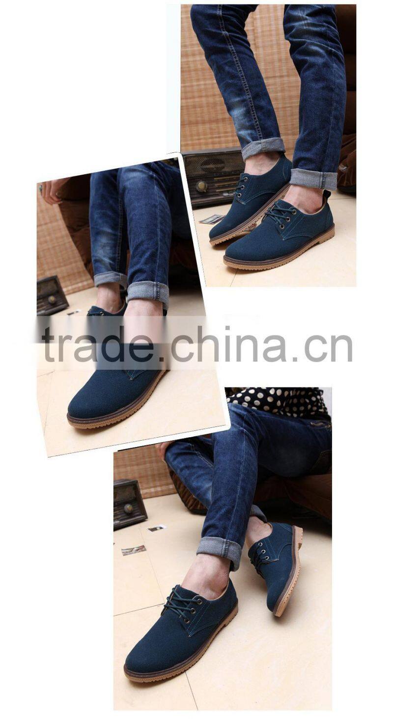2015 European style Men's Swede Leather Shoes Cow Muscle Outsole Casual Loafers Sneakers for Men Flats shoes
