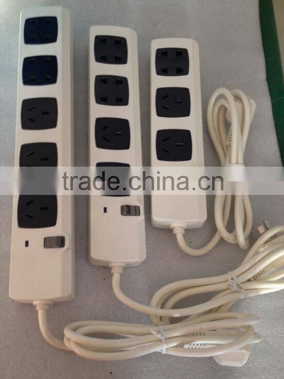 New design high quality 3 core electric power extension sockets outlet,UK, Multi,EU