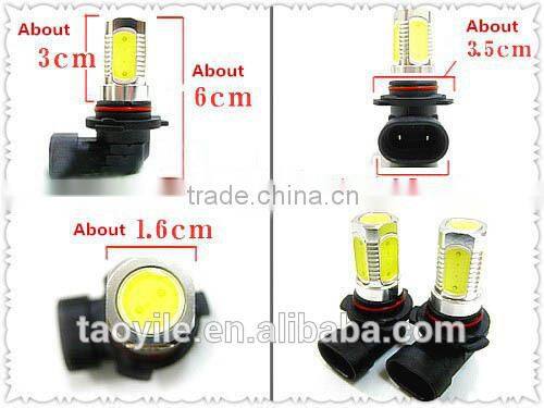 7.5W 9006 LED Fog Light Driving Lamp Projector Bulb White headlight