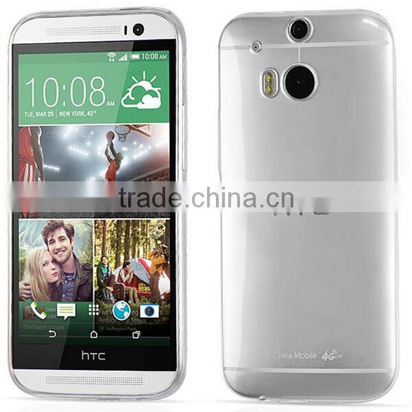 trending products for 2015 for htc one m8 ultrathin 0.3mm tpu cover case
