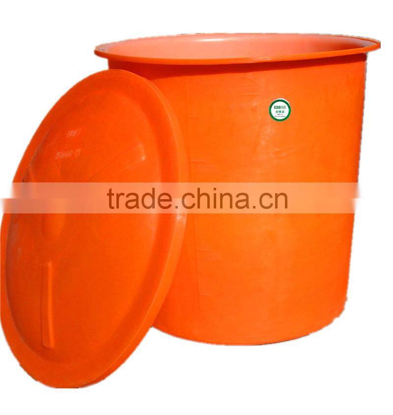 Plastic factory professional production of food grade salted barrels aquaculture barrels crab bucket model is complete