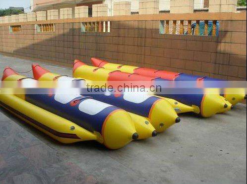 8 seats inflatable banana boat inflatable water games