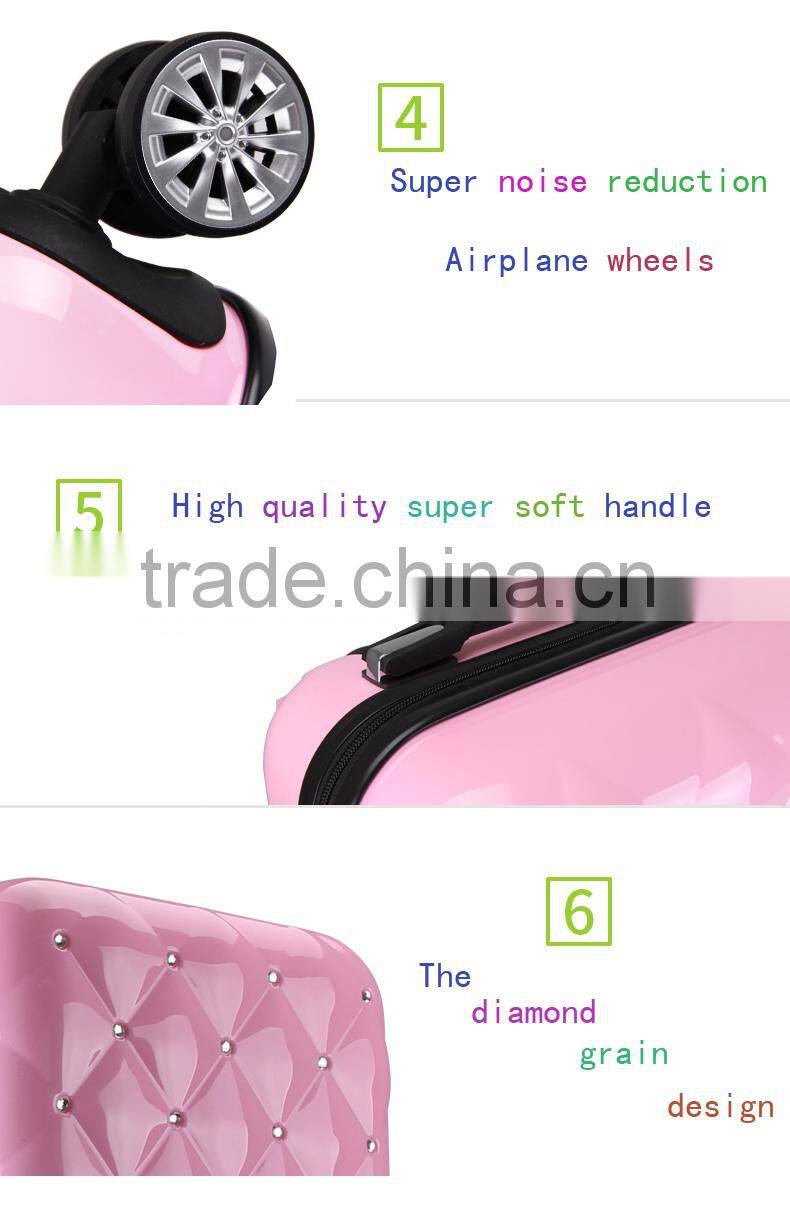 abs pc luggage carry on luggage airport trolley suitcase bag