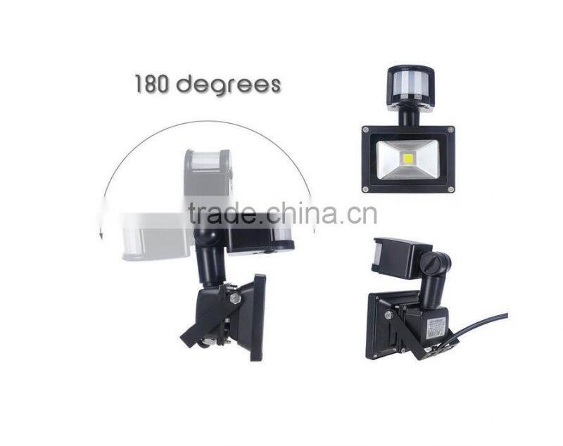 30W PIR Motion sensor led flood light Warm White 2800-3200K IP65 Waterproof 1800-2700LM Outdoor Garden Led Light