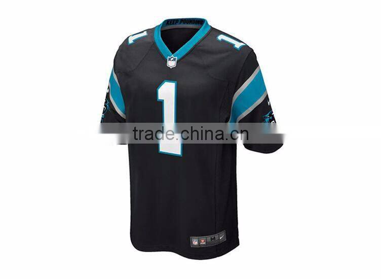 Daijun oem high quality 100% polyester breathable youth blank american football jerseys wholesale