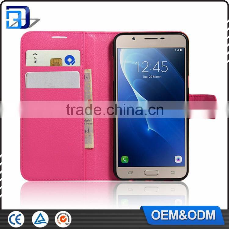 For Samsung Galaxy C5 Leather Case, Litchi Skin Leather Flip Case For Samsung Galaxy C5 C5000 Cell Phone Accessories