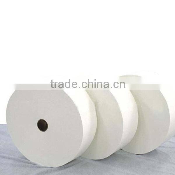 China wholesale 40gsm spunlace 600pcs/roll nonwoven fabric filter