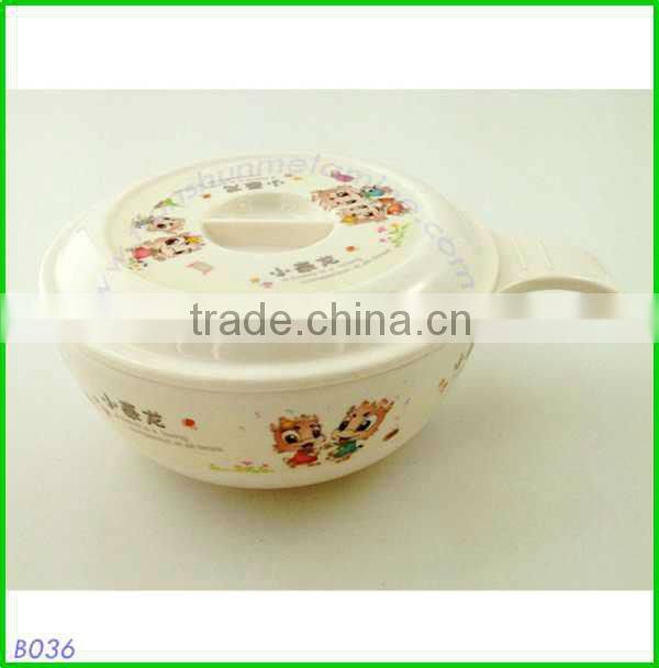 melamine soup bowl with handles