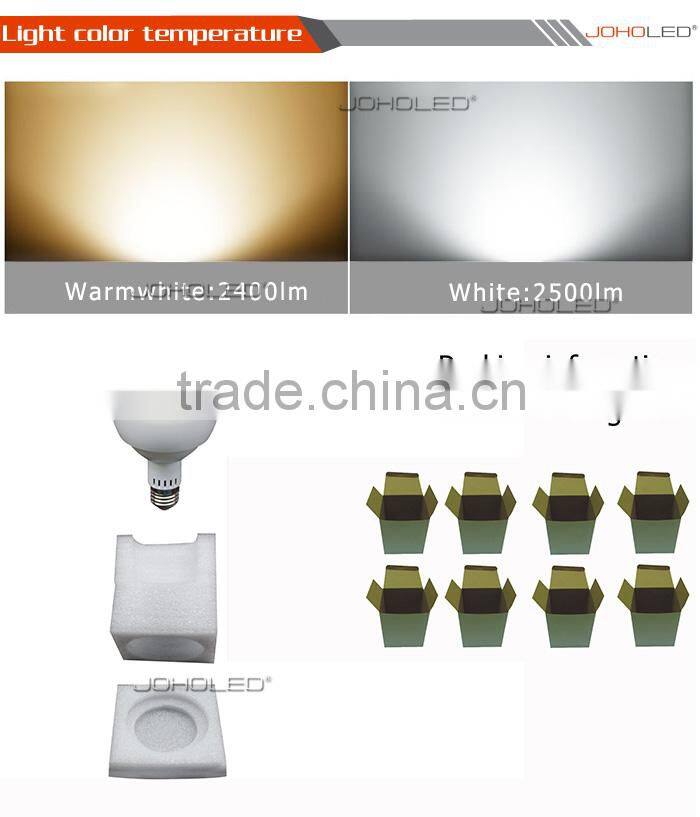 2015 hot selling 3000k-6000k E27 led spotlight 30w