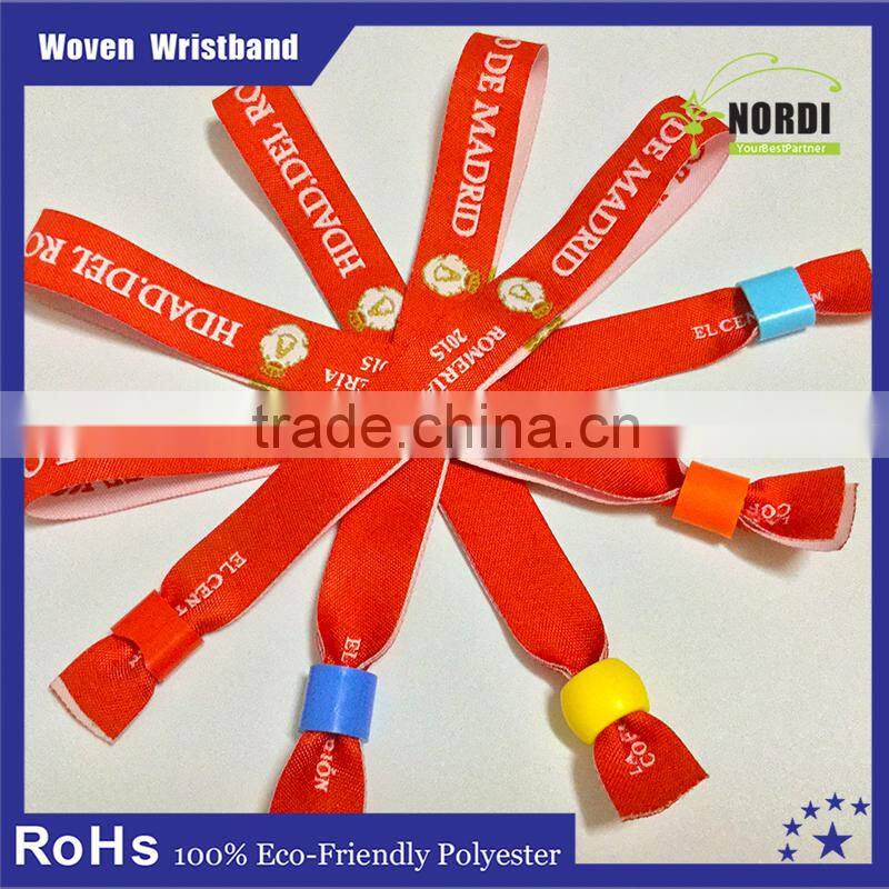 100% quality assurance Custom woven wristband for events/Wristband/Wrist band