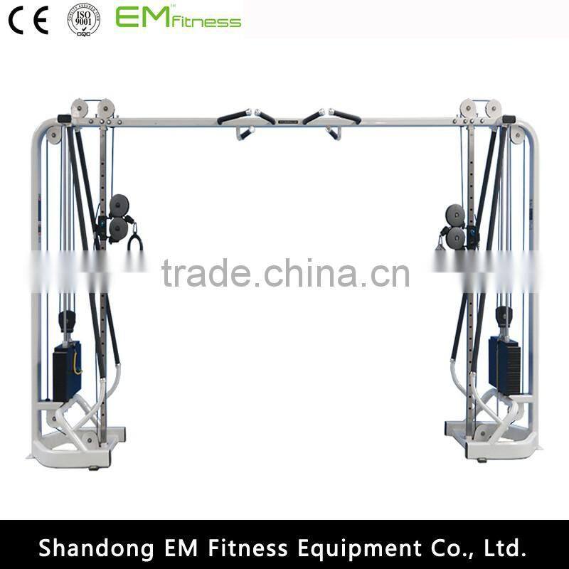 body strong gym equipment cable crossover machine