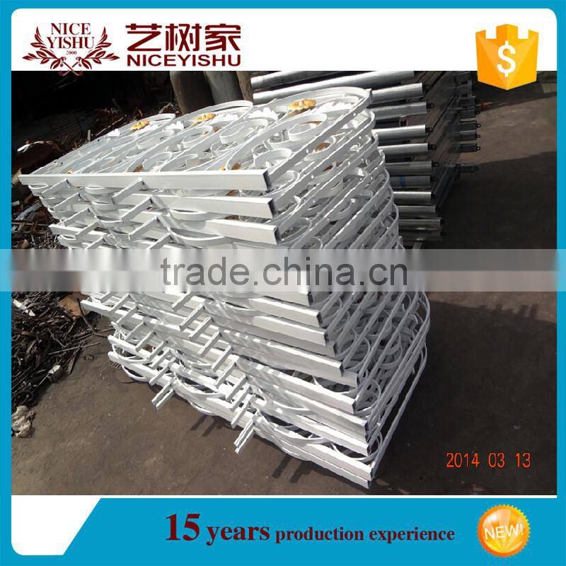 Cheap wrought iron fencing panels and metal fence gates for sale