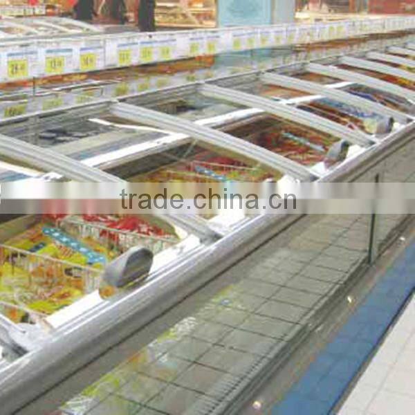 2m 2015 New Product commercial supermarket half fridge half freezer