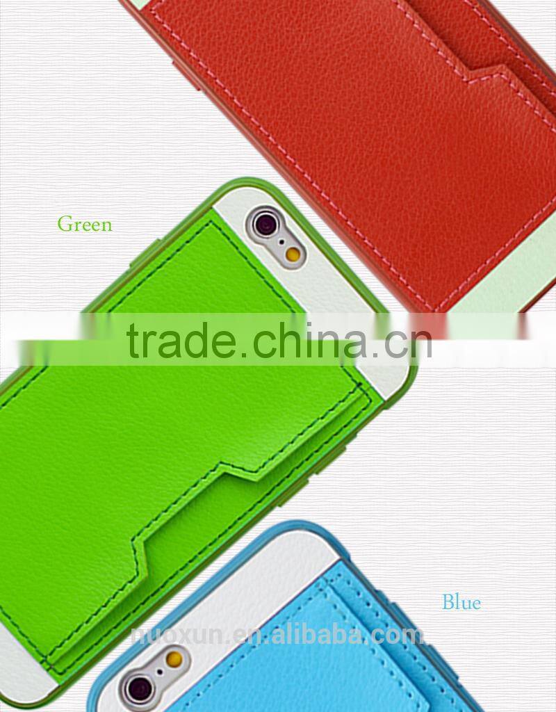 2014 New Design Hot selling Wallet Leather Phone Case For Iphone6 for iphone 6 plus case