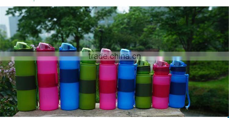 New Design 2016 Collapsible Silicone BPA Free Sports Water Bottle