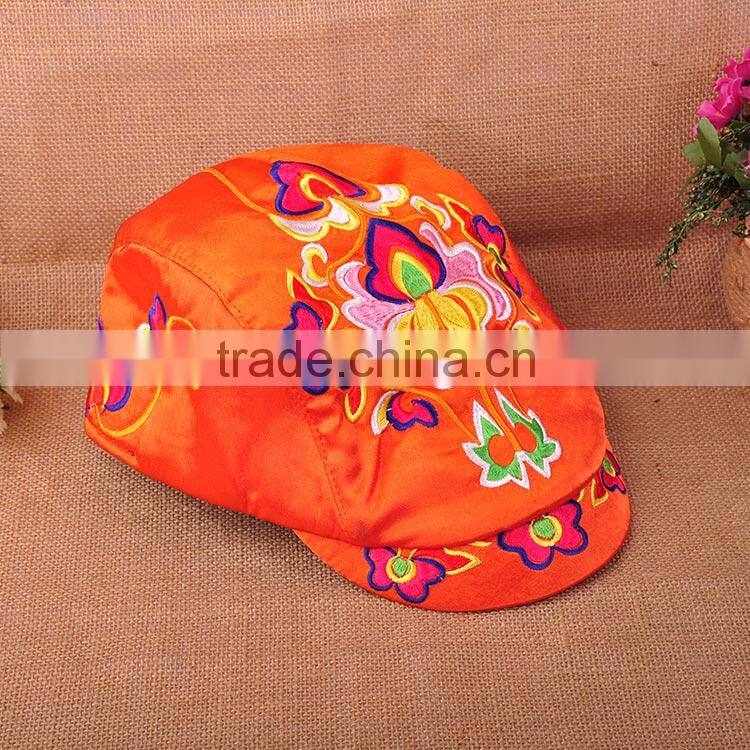 Chinese style Lady/Women hat embroidery hat
