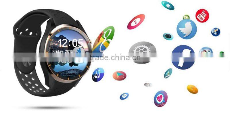 3G Heart rate monitor Pedometer G-sensor Wifi GPS smart watch