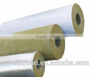 CE & ASTM Certificated Water Insulated Fireproof Rockwool Pipe / Tube InsulationProducts Made in China