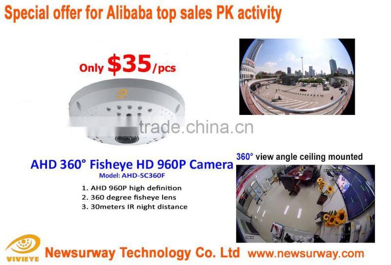 2016 New Arrival 360 degree AHD Panoramic CCTV camera