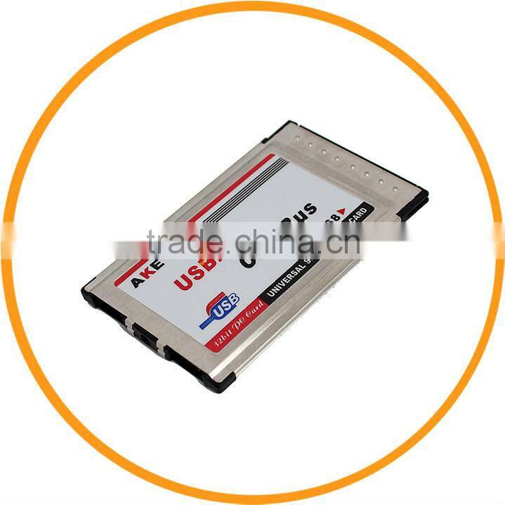 2 Port USB 2.0 PCMCIA CardBus 480M Card Adapter Laptop from dailyetech