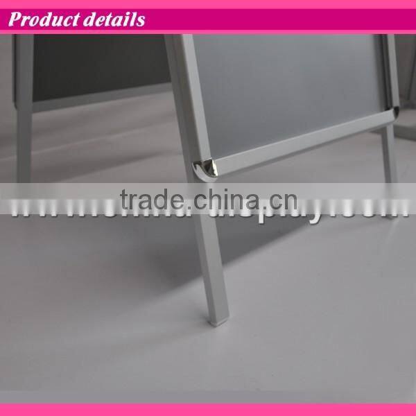 Attention-Grabbing sandwich board/A Frame sign poster stand with header