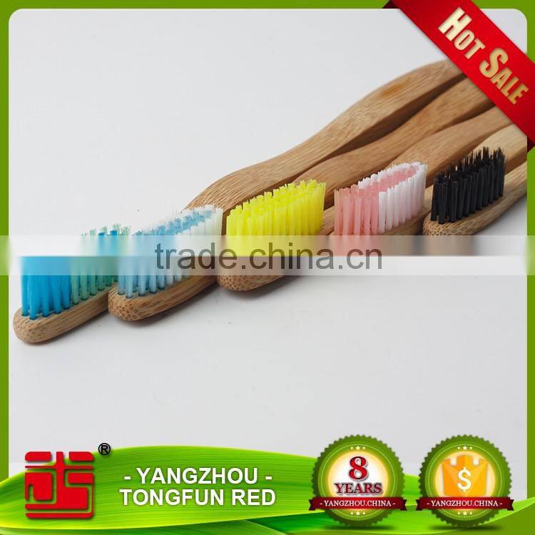 customize logo pacakge healthy and natural bamboo toothbrush wholesale