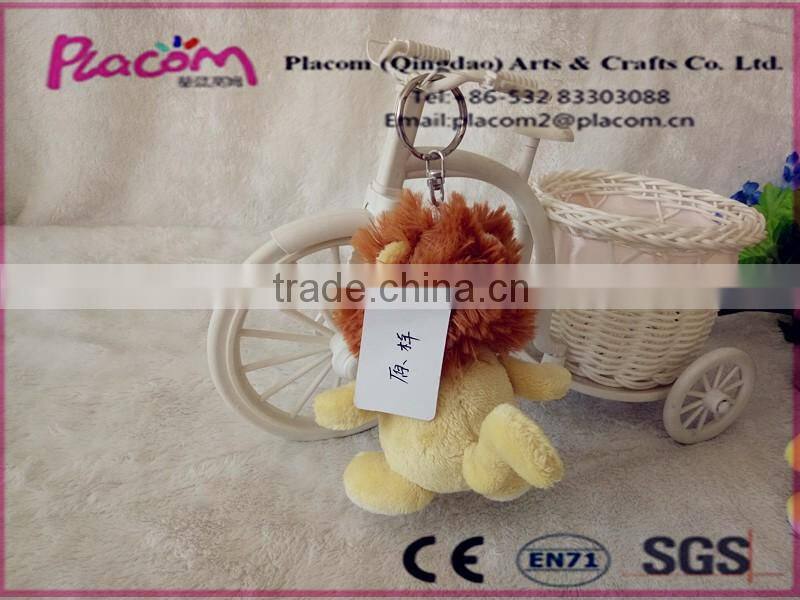 New design Lovely Fashion High quality Customize promotional gifts plush keychains Lions