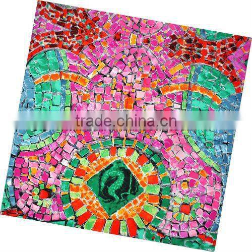 Lady's Fashion Square Print 2012 Silk Hijab
