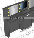 hot sale hair Brow Bar design for Eyebrow Threading kiosk in Mall