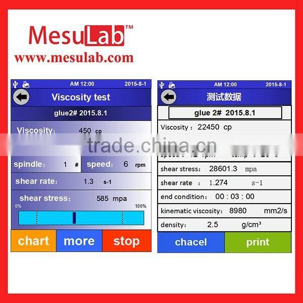 digital Rotational Viscometer for solvent-based glue, latex NDJ-5T