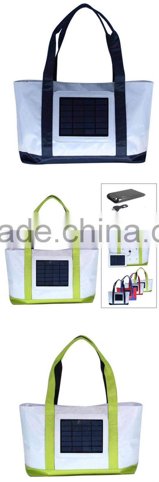 Fashion women tote bag shopping solar beach bag(TOE16-001)