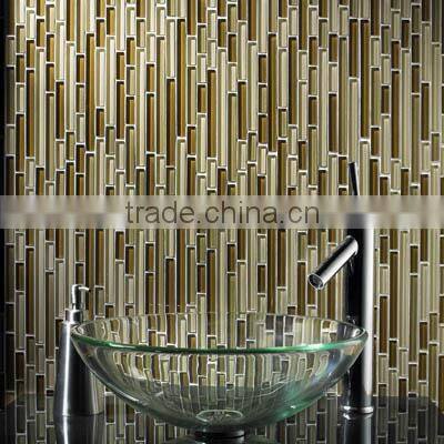 China mosaic tile for home interior decorator(crystal glass )