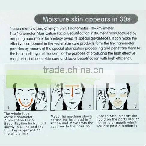 Portable facial nano mist spray for girls