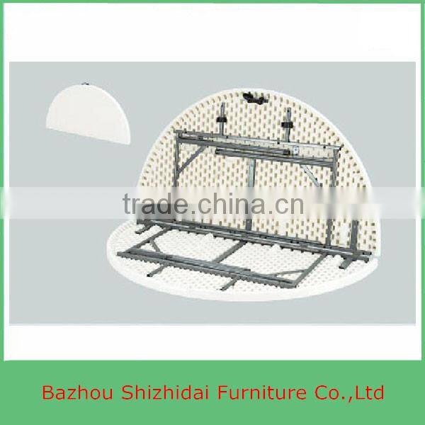 Cheap used plastic folding tables half round dining table SD-R180-1