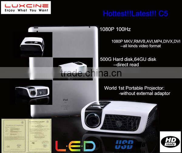 Newest! Hot seller! C5 video projector mobile phone